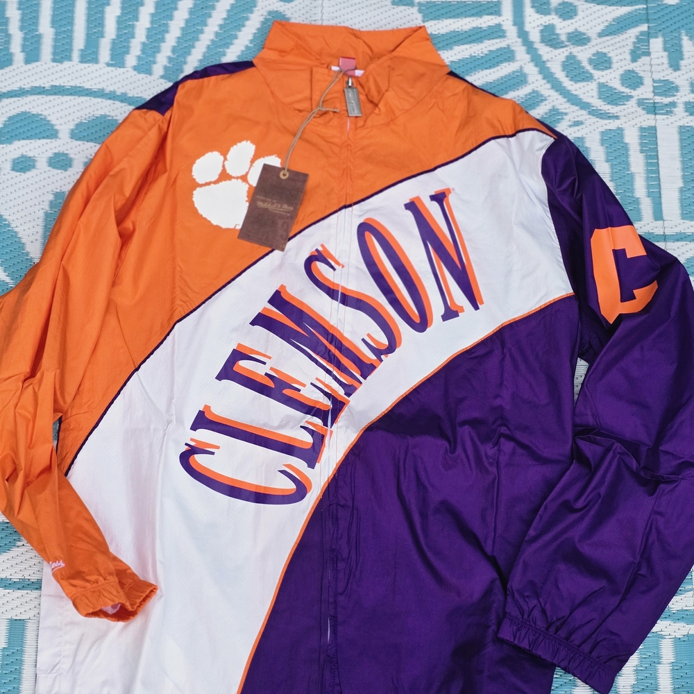 Mitchell & Ness Clemson Windbreaker NWT